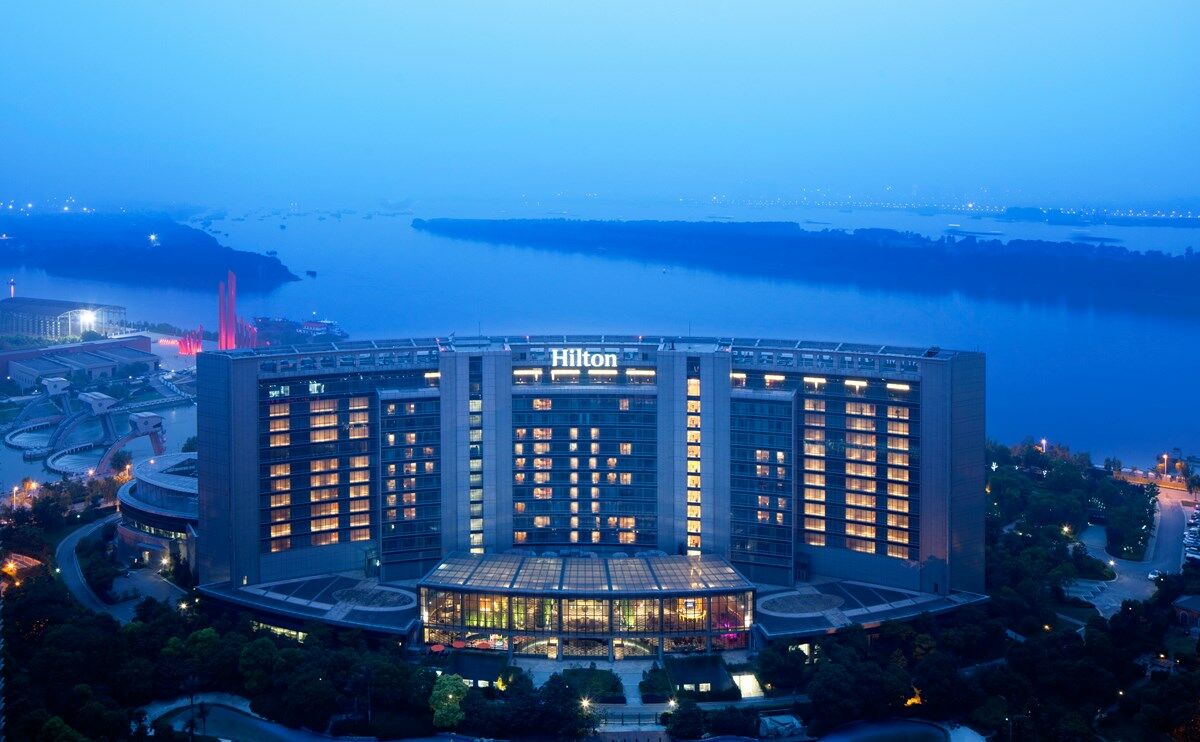 Hilton Nanjing Riverside Buitenkant foto